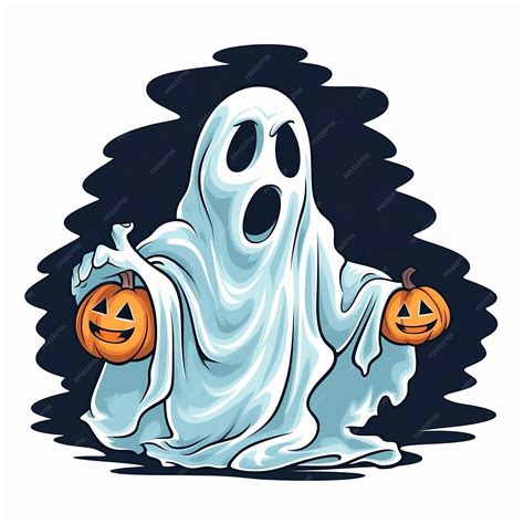Premium AI Image | Halloween_ghost_clipart
