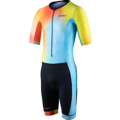 Zone3 Activate+ Short Sleeve Trisuit Men - neon/black | BIKE24