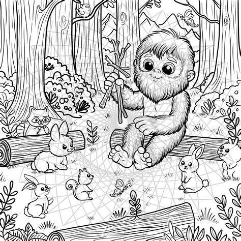 Bigfoot Coloring Pages [2025]
