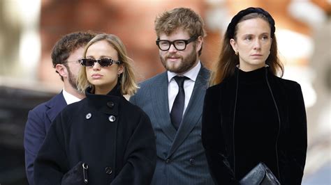 Lady Amelia and Lady Marina Windsor put on brave faces at Duchess of ...