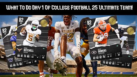 What To Do In Day 1 Of College Football Ultimate Team 25! Tips and ...