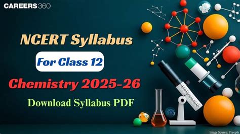 NCERT Syllabus for Class 12 Chemistry 2025-26 - Download PDF here