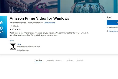Prime Video Computer App 的图像结果