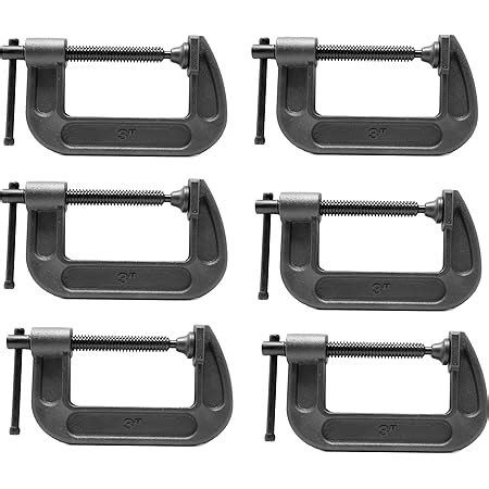 KROST 3” inch Industrial Heavy Duty G Clamp C Type Anti‑rust Universal ...