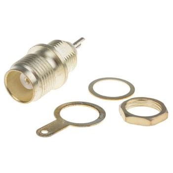 546-5244 TNCコネクタ RS Pro ストレート 50Ω Bulkhead Fitting 1個 RS PRO 【通販モノタロウ】