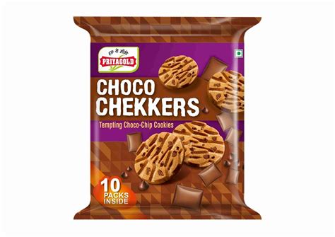 PRIYAGOLD Choco CHEKKERS Biscuit - 350g : Amazon.in: Grocery & Gourmet ...