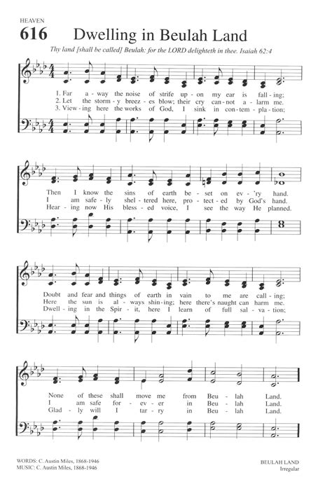 Dwelling in Beulah Land - Hymn Lyrics and Info
