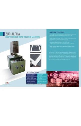 Welding Machine - UPVC Single Head Welding Machine Manufacturer from ...