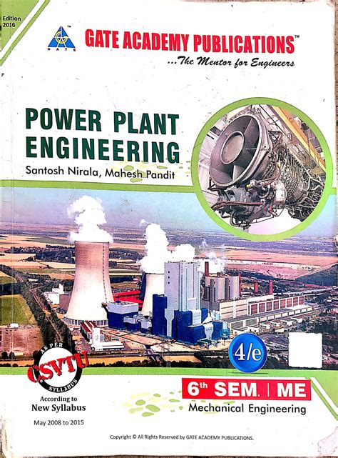 PPE- Power Plant Engineering - Edition 2016 TM GATE ACADEMY ...