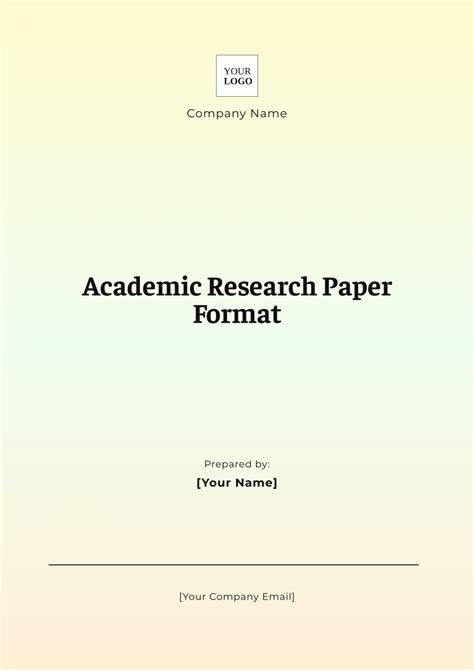 Image result for Research Paper Format Example