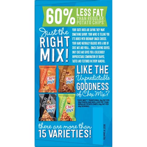 Buy Chex Mix Traditional Snack Mix, 1.75 oz, 10 count Online at Lowest ...
