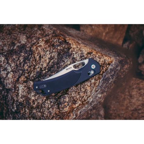 SRM Folding Knife 9201 Black [8.09 inch, G10 Handle, Ambi Lock, Fine ...