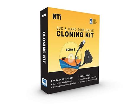 NTI Cloning Kit | Best for SSD and HDD Upgrades | Software via Download ...
