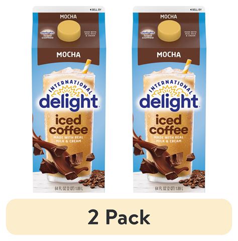 (2 pack) (2 pack) International Delight Ready to Drink Mocha Iced ...