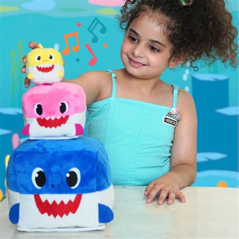 Baby Shark Nesting Sound Cubes | Stackable Musical Toy for Kids (Set o ...
