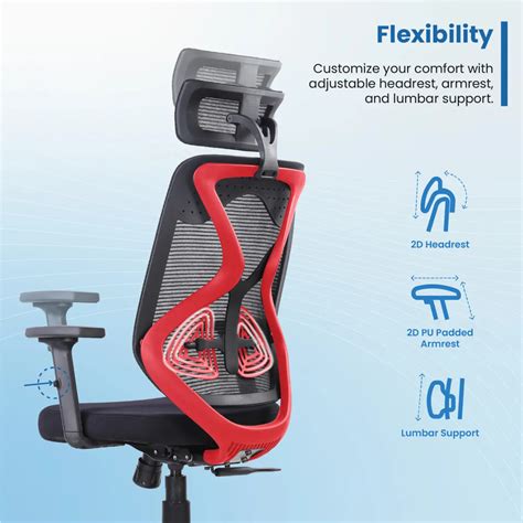 Buy Transform Prime High Back Mesh Office Chair - Ultimate Comfort ...