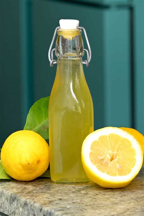 Simple Syrup With Lemon Juice at Stephanie Wolfe blog