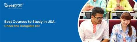 Best Courses to Study in USA - Check the Complete List