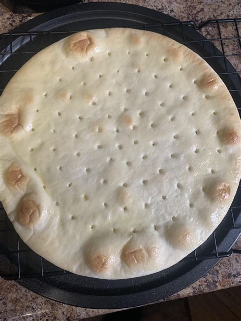 I made the Schar pizza crust and the pizza is so good I almost want to ...