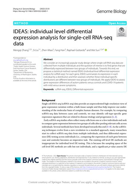 Bayesian Approach To Single Cell Differential Expression Analysis 的图像结果