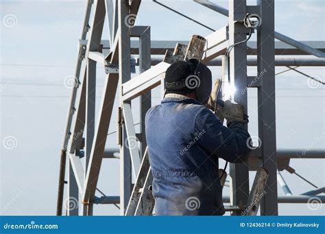 Electric arc welding stock photo. Image of electric, equipment - 12436214