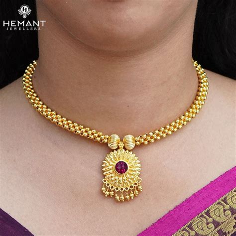 Traditional Maharashtrian Kolhapuri Thushi 2 No. Surya – Hemant Jewellers