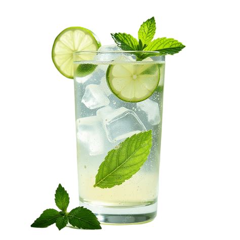Cóctel Mojito Aislado Sobre Fondo Blanco Ilustración Clipart PNG ...