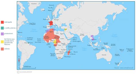 Le temps des dominations coloniales : Fiche de cours - Histoire ...