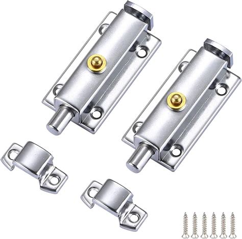YUQING Stainless Steel Push Barrel Bolt Latch for India | Ubuy