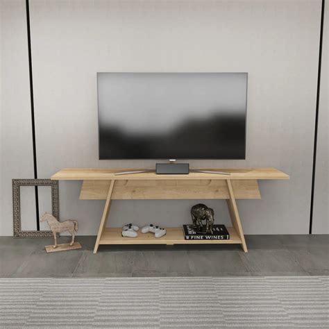 Lanca 59" Wide Minimalist TV Stand Media Console | Streamlined Design