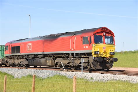 66135 DB RED Approaches EAST MIDLANDS GATEWAY TERMINAL win… | Flickr
