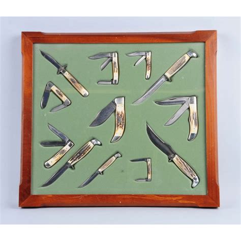 Case XX Display of Knives.