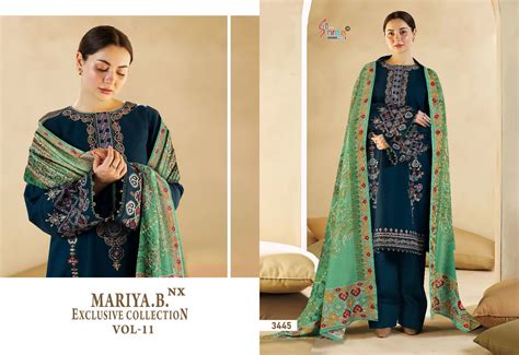 Shree Mariya B Exclusive Collection Vol 11 Nx Chiffon Dupatta Salwar Suit