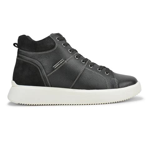 Woodland Men’s Black Casual Sneaker Boots - Thumbnail 1