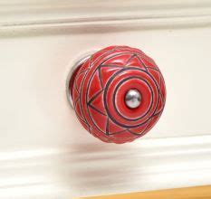Ceramic floral pattern knobs - exterior doorknobs - door handles ...