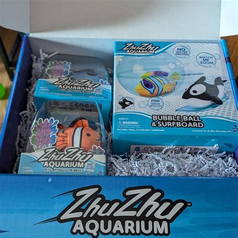 Zhu Zhu Aquarium Bundle Playset Electronic Pets Starter Set with Fish ...