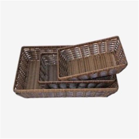 Image result for Rectangular Rattan Basket