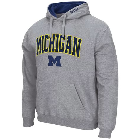 Colosseum Michigan Wolverines Arch Logo 30 Pullover Hoodie | Academy