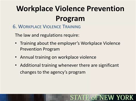 Workplace Violence Prevention Training | PPTX