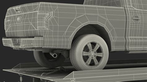 Ford F650 Tow Truck with Ford F 150 SuperCrew Rigged 3D | 3D Molier ...