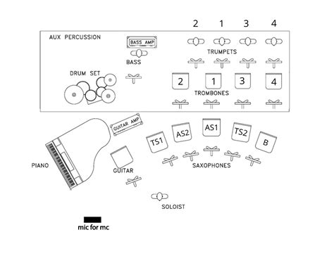 Band Seating Chart Template