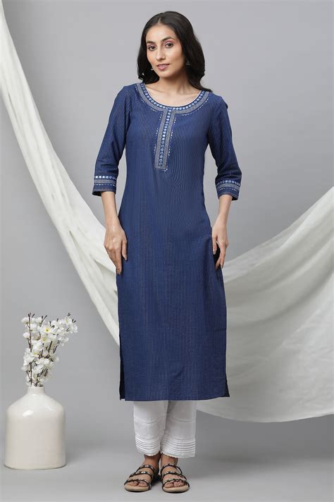 Buy White Solid Straight Fit Cotton Trousers With Lace Inserts Online ...