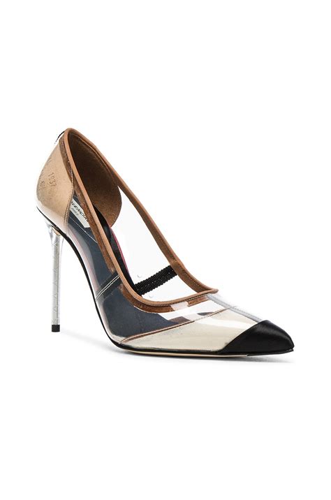 Balenciaga Vinyl Pumps in Transparent | FWRD