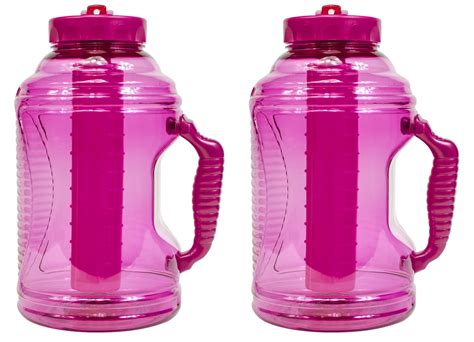Cool Gear Big Freeze 2-Pack 80 oz Reusable Water Bottle with Freezer ...