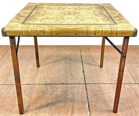 Lot - Mid Century Modern Folding Card / Game Table