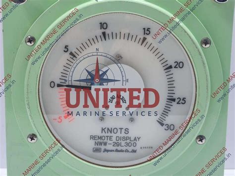 JRC NWW-29L300 KNOTS REMOTE DISPLAY METER | United Marine Services
