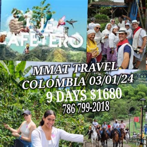COLOMBIA EJE CAFETERO 2024, Miami FL , 1 March to 9 March | AllEvents