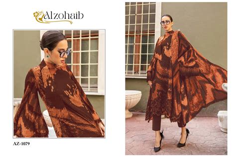 Az-1079 Al Zohaib Embroidery Pakistani Patch Suits – Heriska