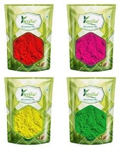 yuvika Herbal Gulal - Holi Ke Rang -Herbal Natural Colors Red, Green ...