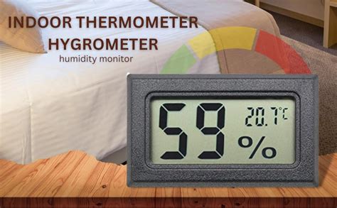 PIPER Mini Digital Temperature Humidity Meter - Thermometer Hygrometer ...
